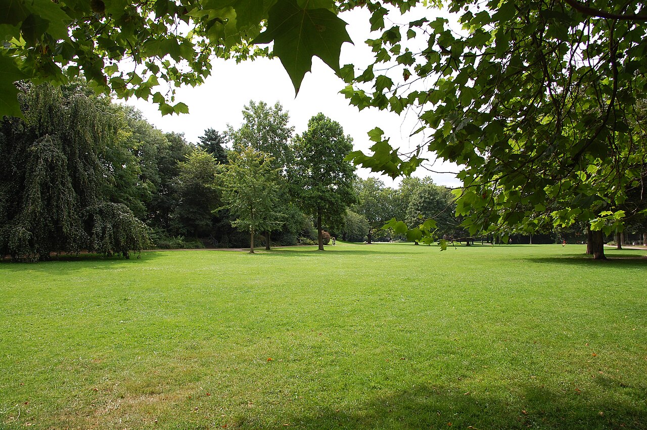 The Südpark in the center of Münster