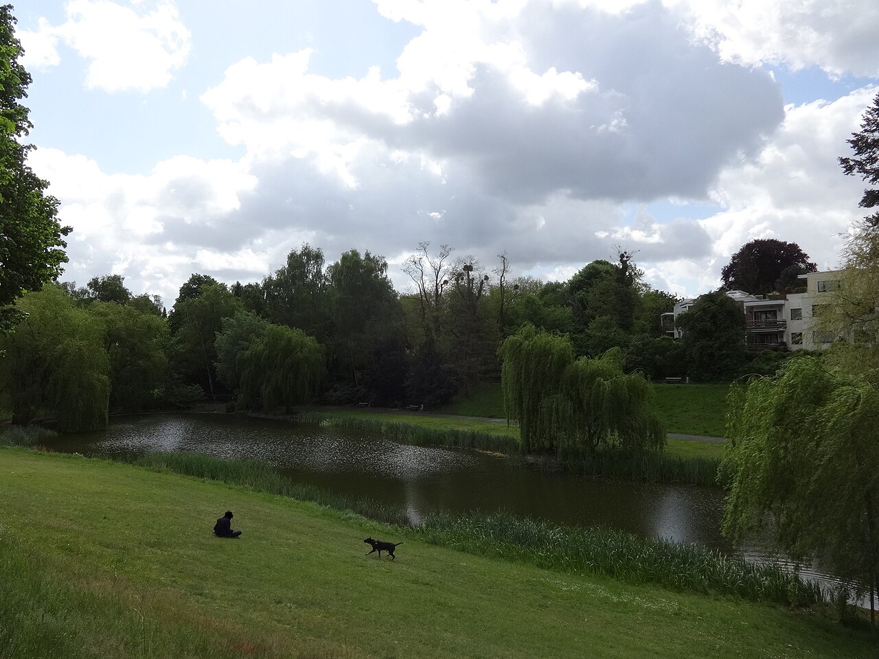 Der Thielpark liegt im Berliner Ortsteil Dahlem des Bezirks Steglitz-Zehlendorf