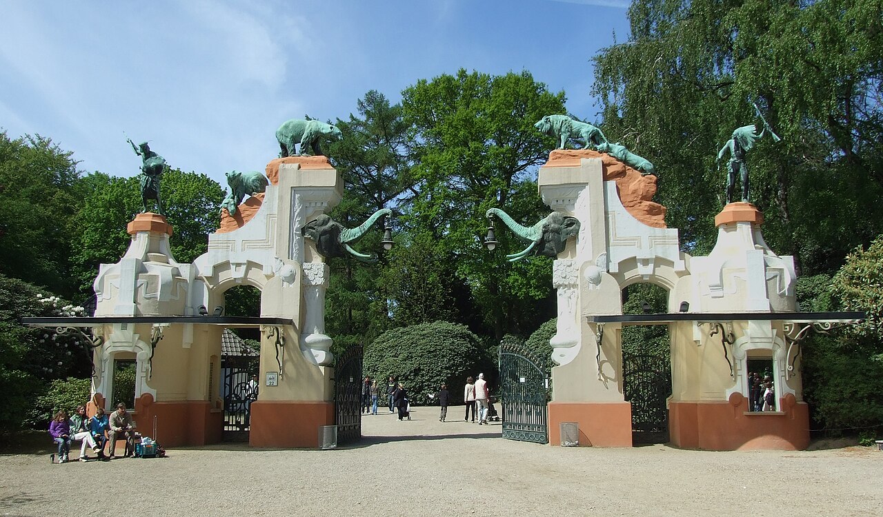 former Main-Entrance of Tierpark Hagenbeck, Hamburg