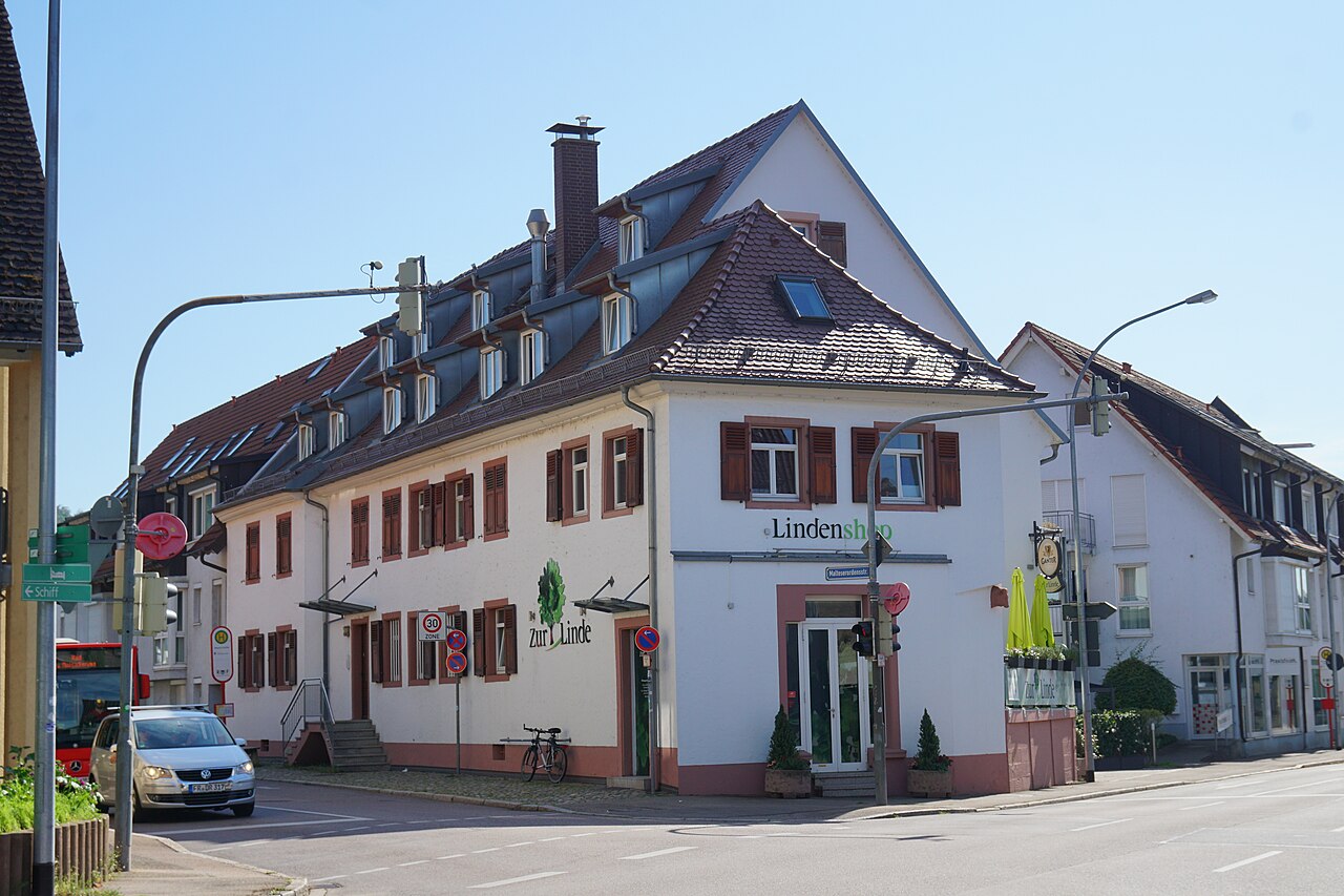 Gasthaus zur Linde, Basler Landstraße, Ecke Malteserordensstraße, Freiburg-St