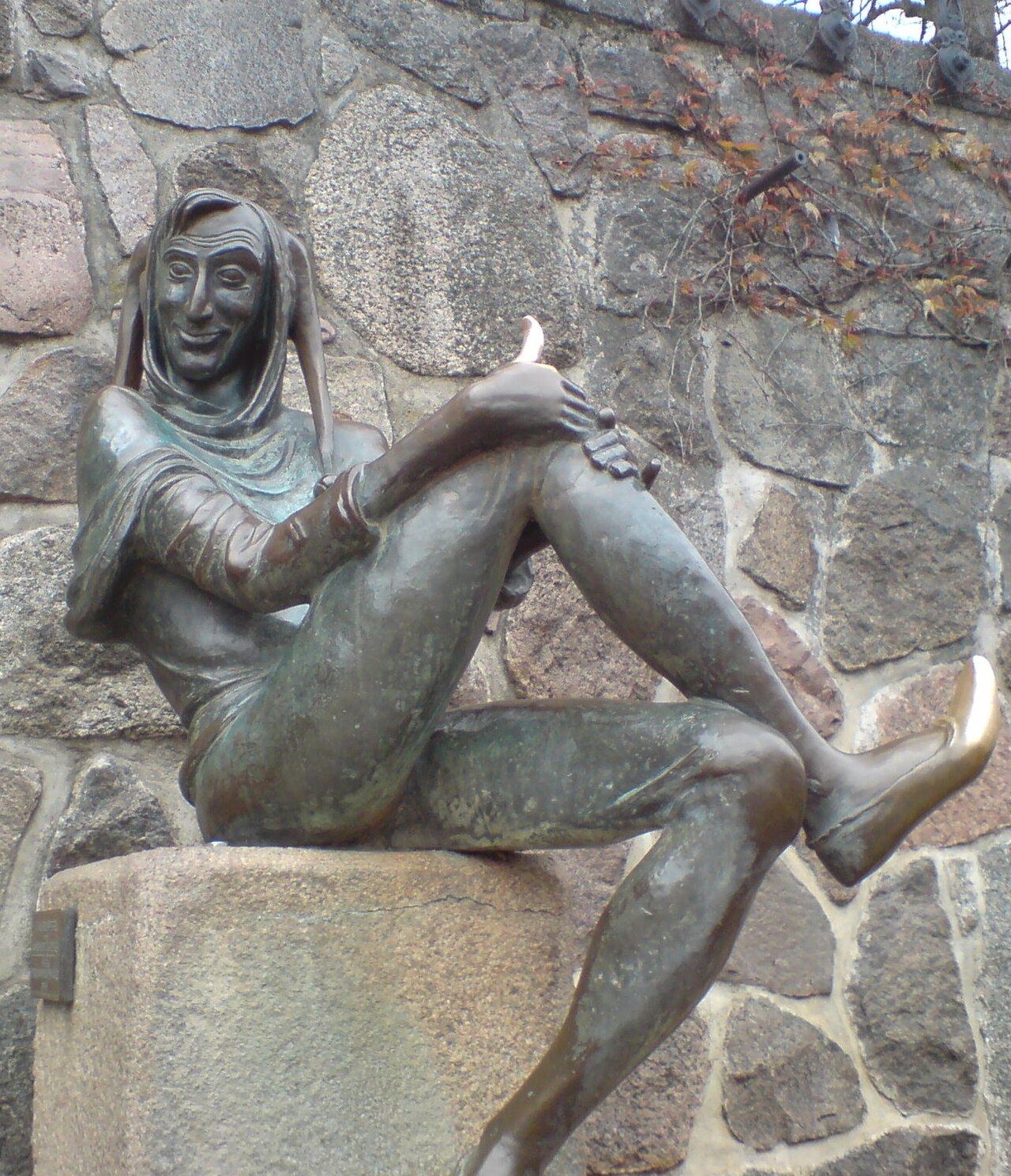 Karlheiz Goedtke (1915-1995): Eulenspiegelbrunnen , 1950, Bronze, Marktplatz Mölln, Deutschland