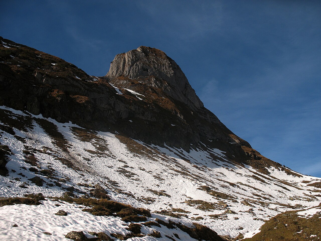 Blick aus Westen auf den Torkopf (1930 m)