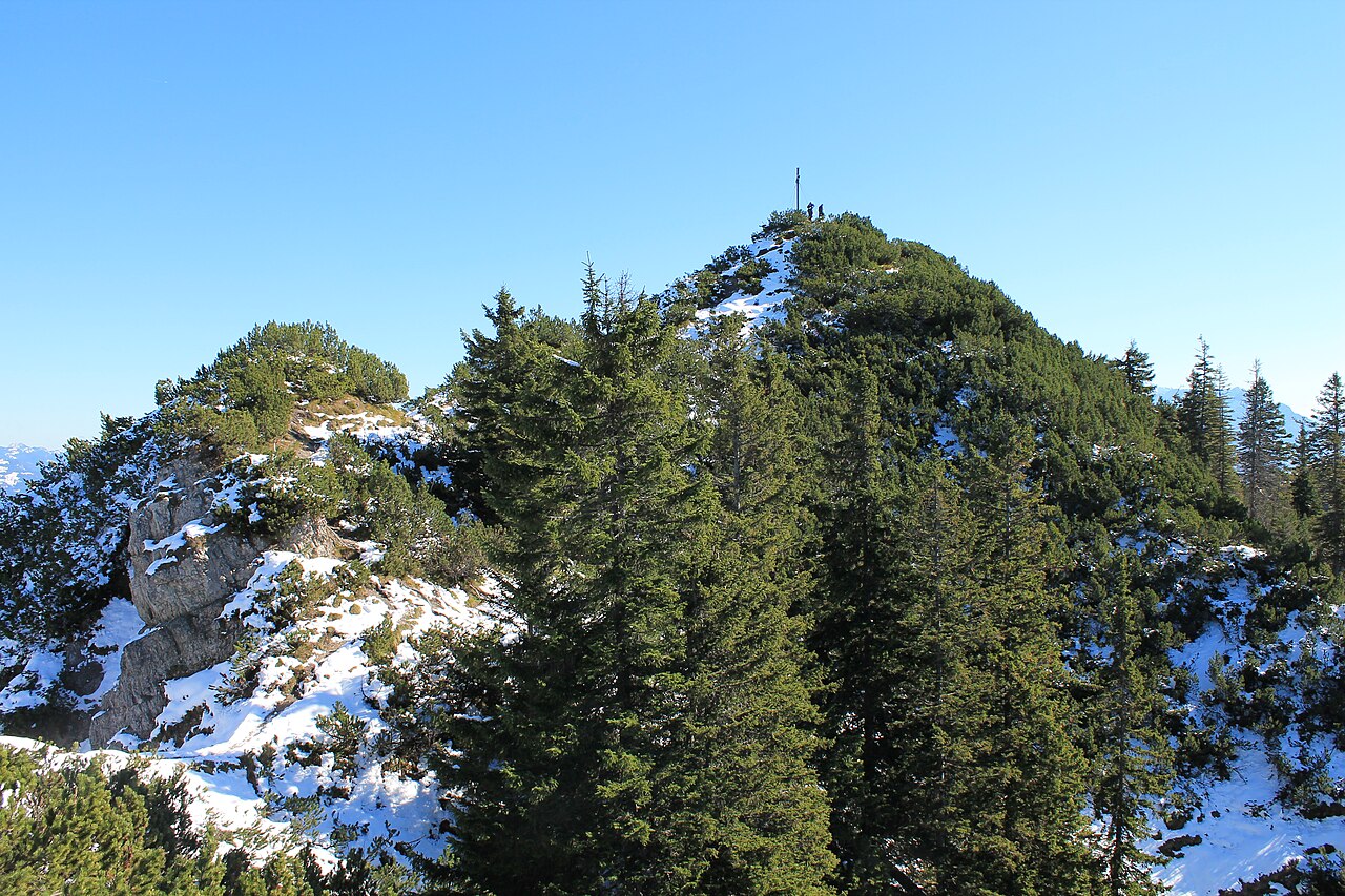 Trainsjoch , Gipfel von Westen