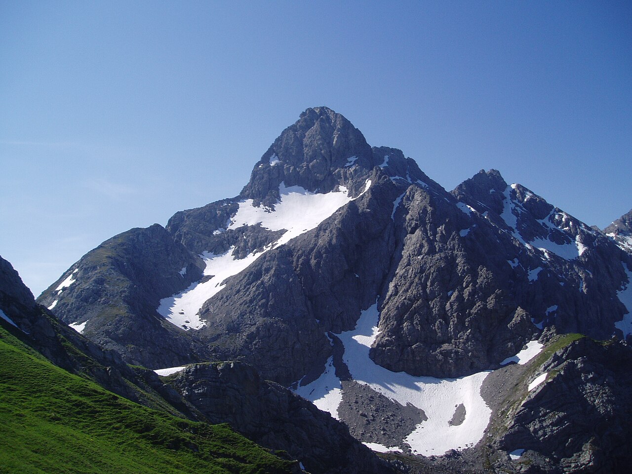Trettachspitze, a mountain near Oberstdorf, Germany