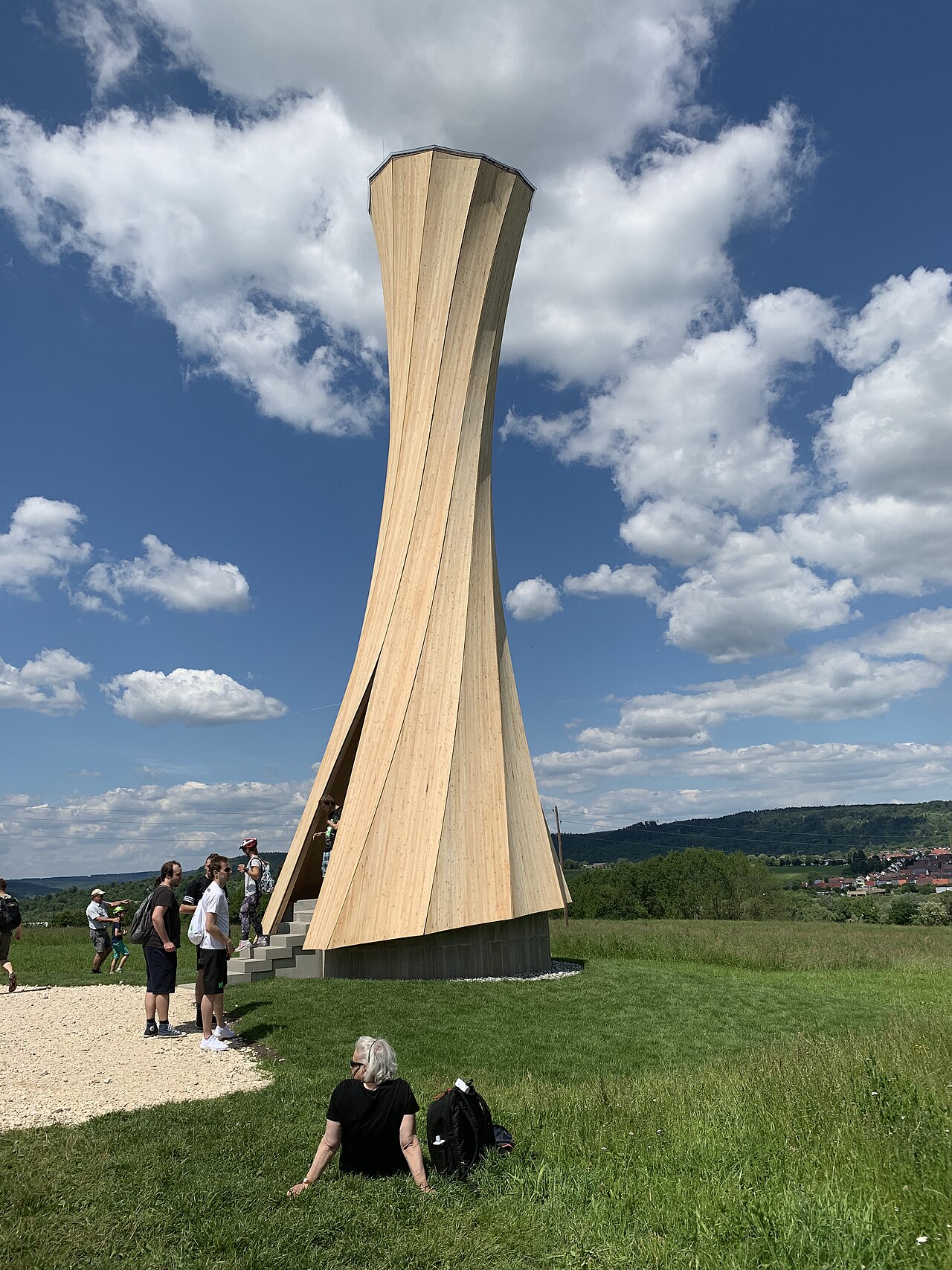 Urbach Tower viewed from the south
