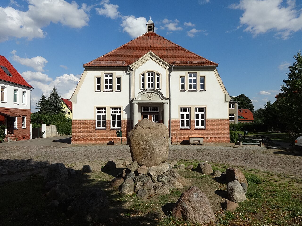 Denkmal für die Gefallenen Mitglieder des Männerturmvereins im ersten Weltkrieg in der Lindenstraße in Malchin