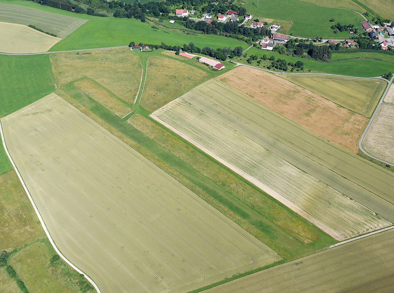 Aerial image of the Sauldorf-Boll airfield