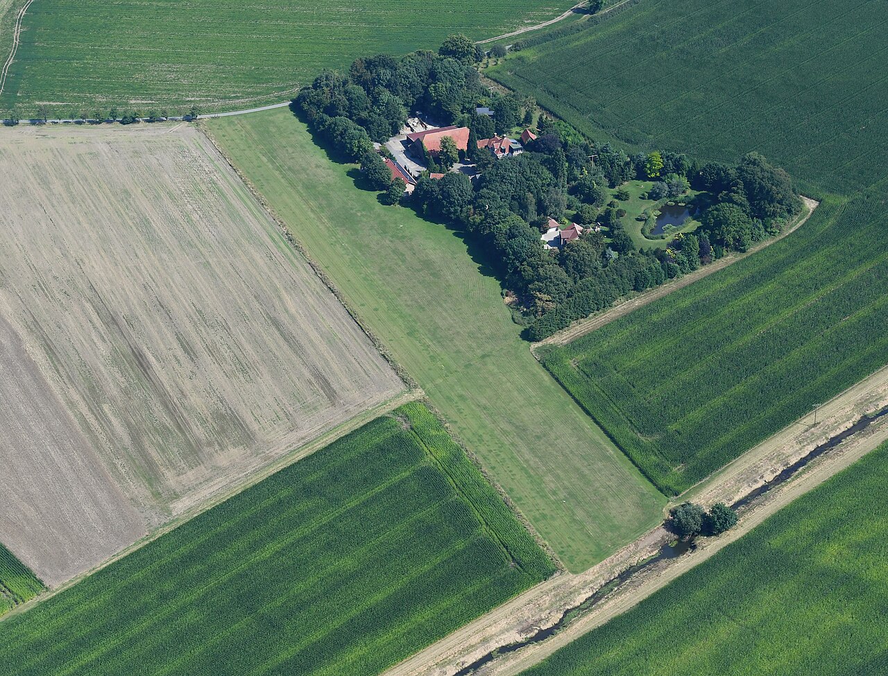 Aerial image of the Everswinkel airfield