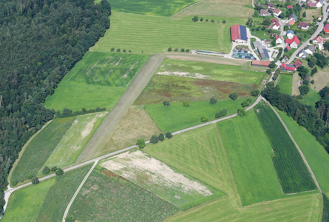 Aerial image of the Oberrot airfield