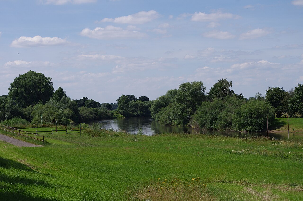 Naturschutzgebiet Untere Allerniederung im Landkreis Verden nördlich vom Dörverdener Ortsteil Westen