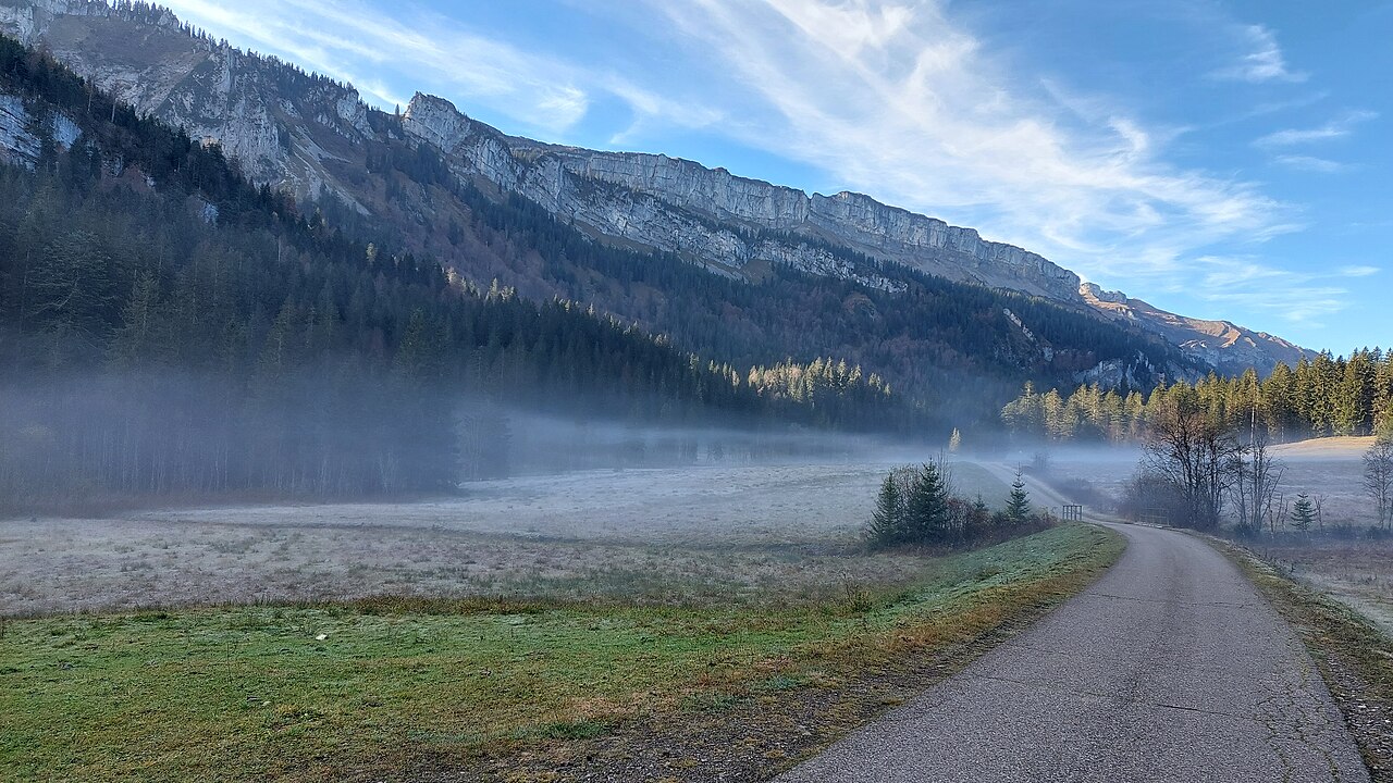 Untere Gottesackerwände from near Rohrmoos, view goes southwest