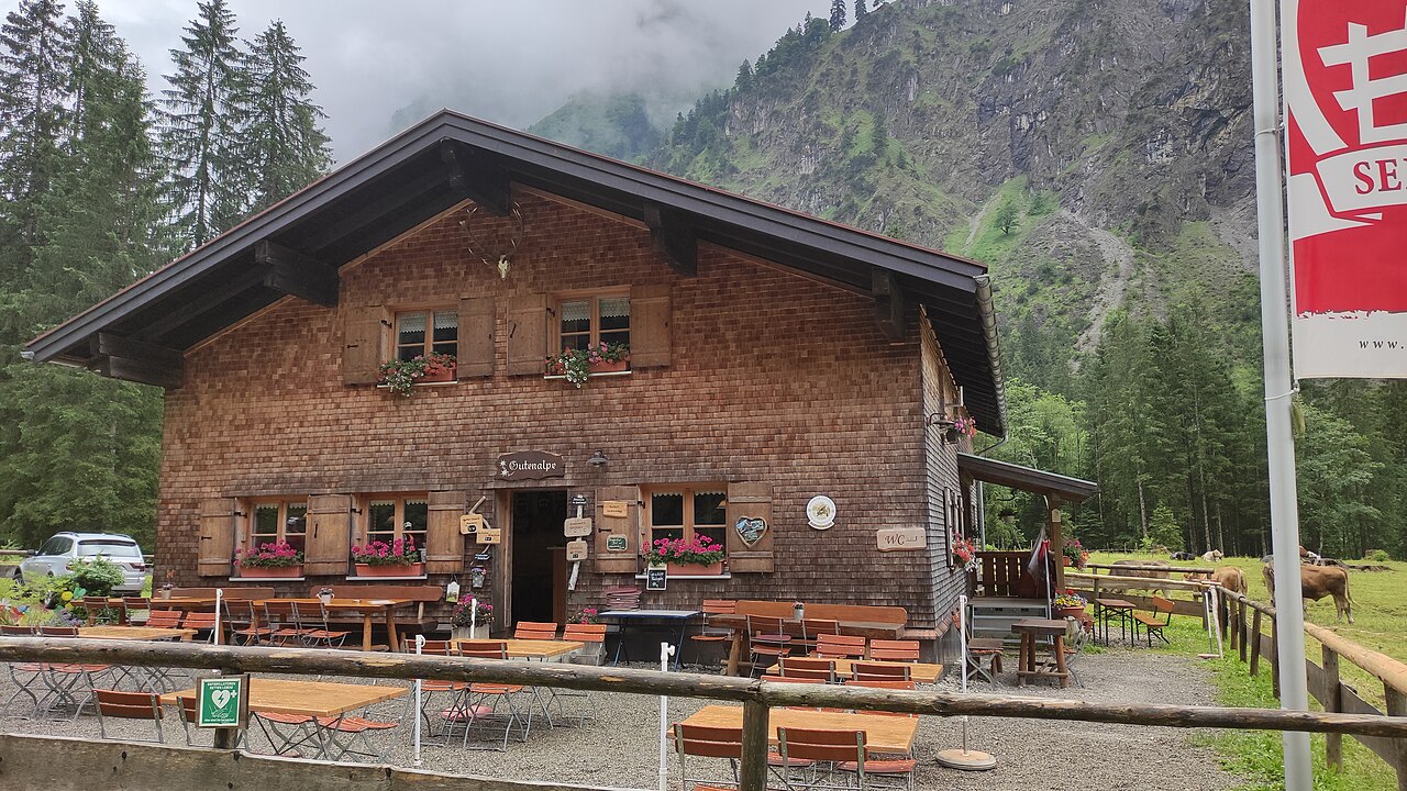 Untere Gutenalpe im Oytal bei Oberstdorf