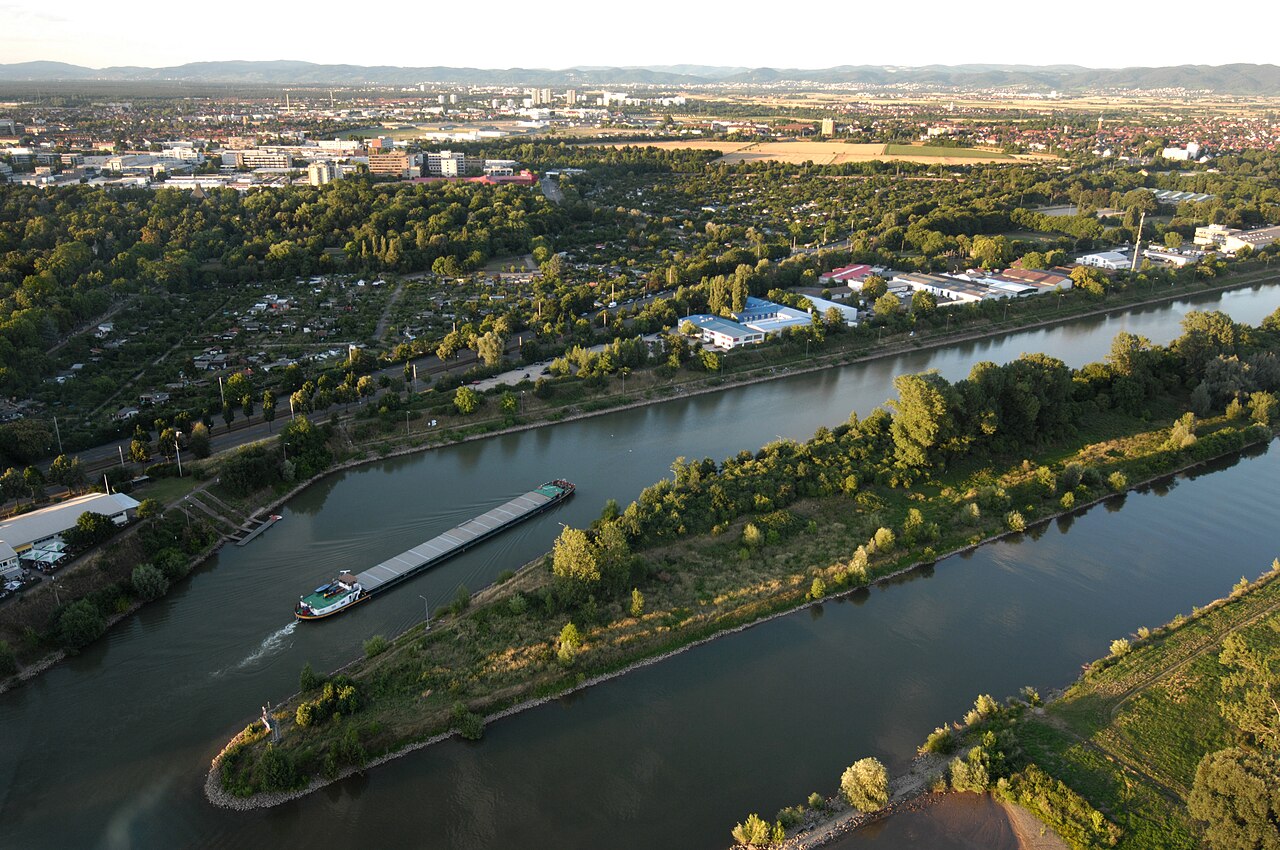 Neckarkanal in Mannheim