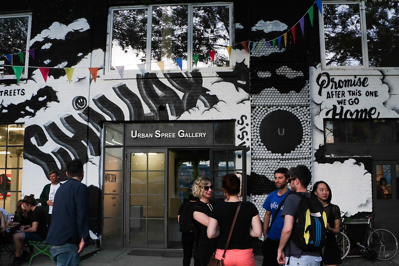 Entrance to the Urban Spree Gallery