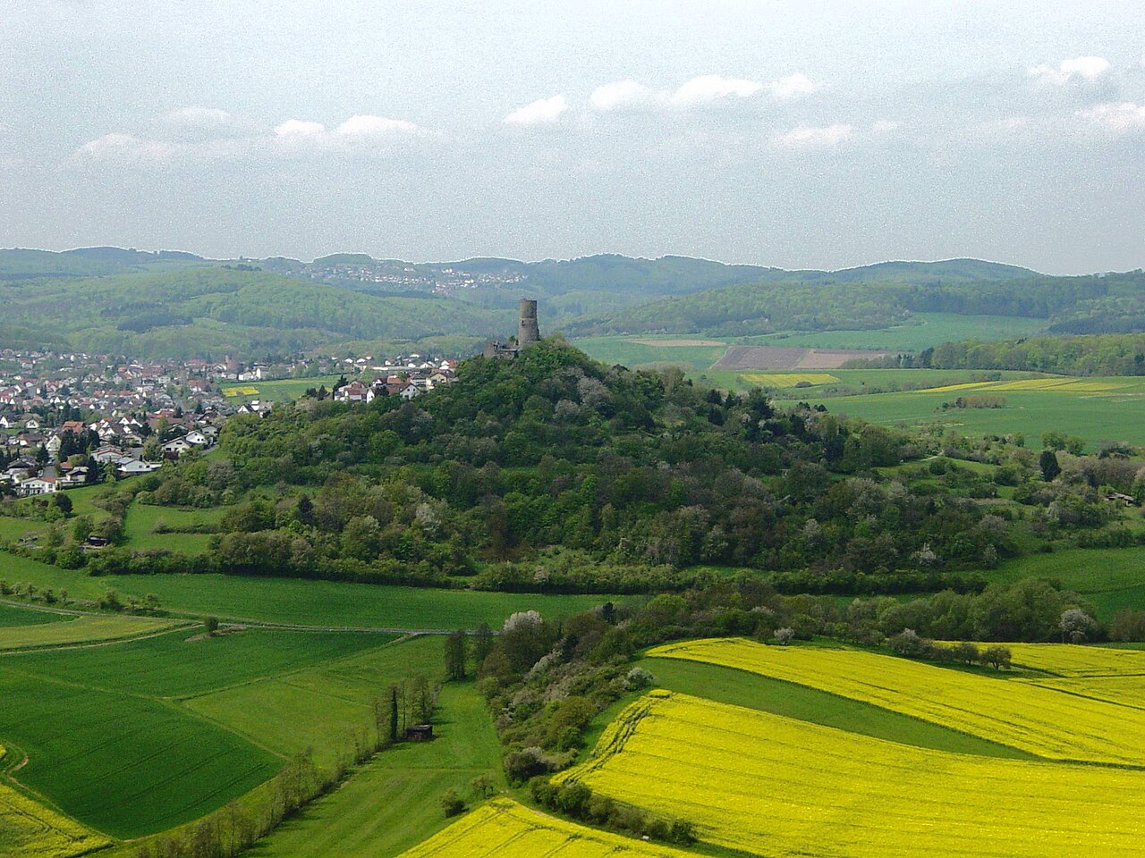 Vetzberg, von der Burg Gleiberg aus fotografiert