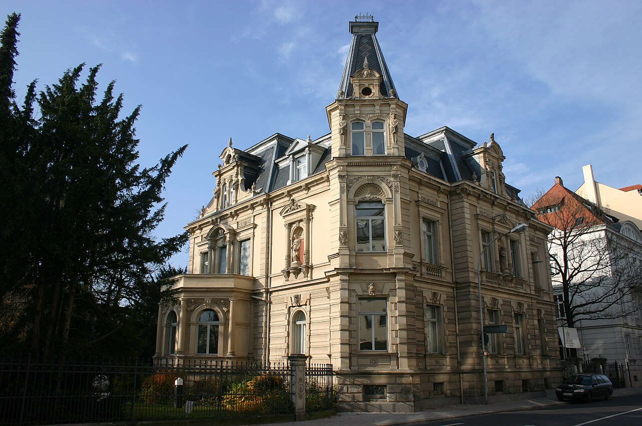 Ansicht der Villa Dessauer in Bamberg