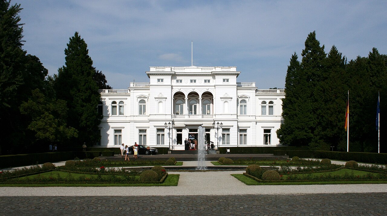 Villa Hammerschmidt, the second residence of the German President in Bonn, Germany