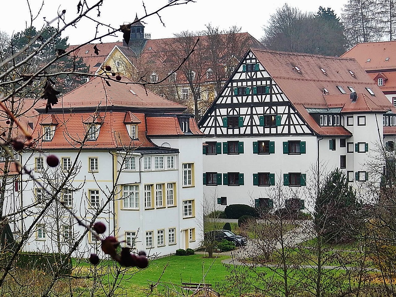 Beim 366 km langen Neckartalradweg: Vinzenz von Paul Hospital
