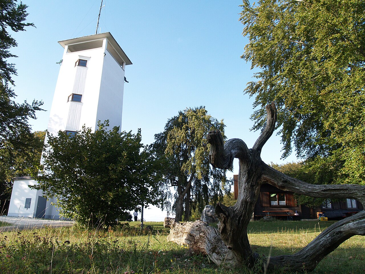Lookout tower on the Volkmarsberg, near Oberkochen, Germany