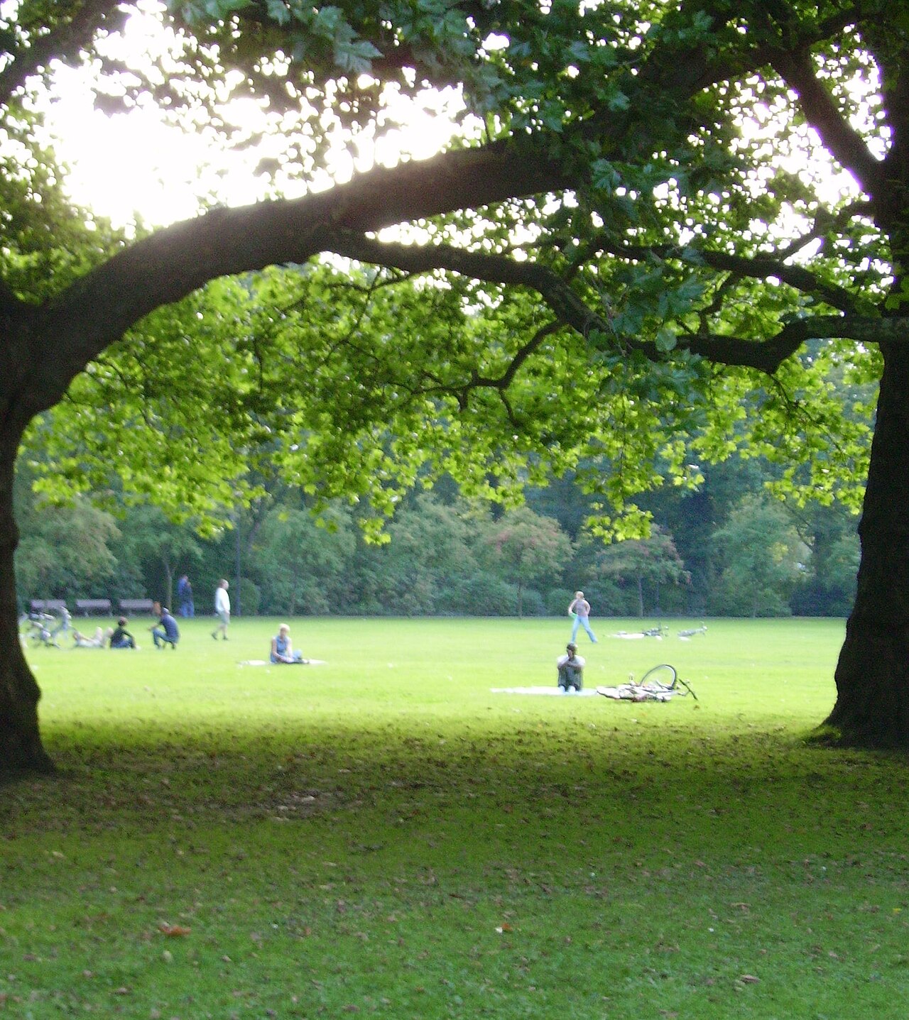 Volkspark of Kaiserslautern in Rheinland-Pfalz (Germany)