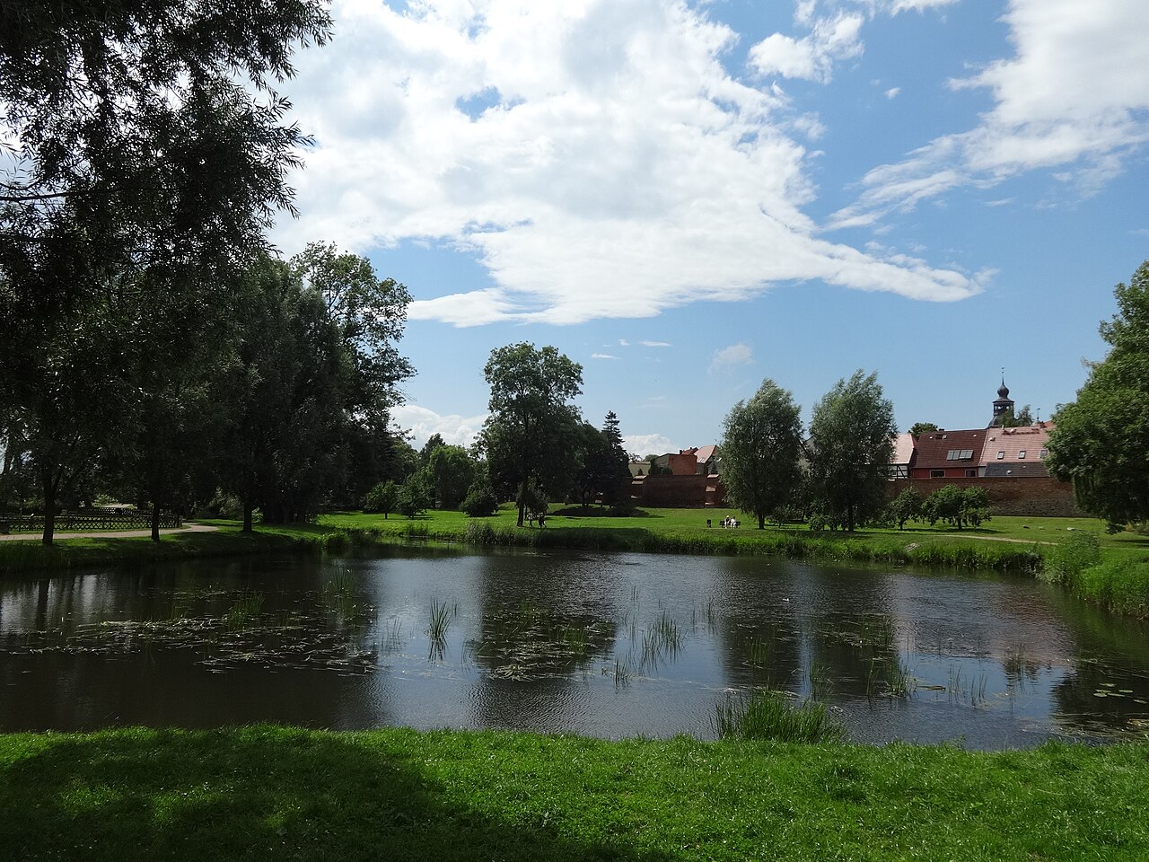 Volkspark an der Goethestraße in Malchin