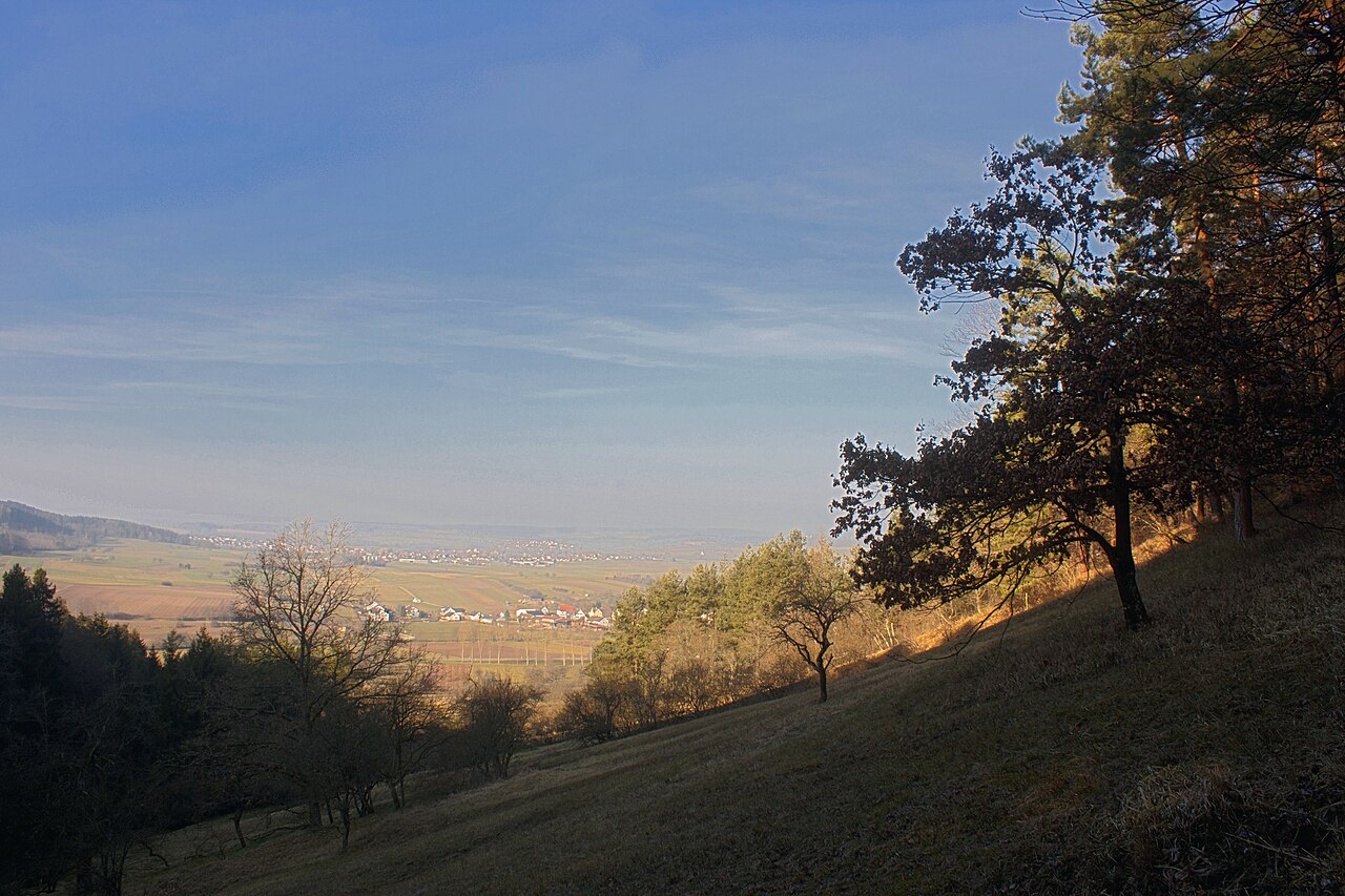 Vollmershalde mit Blick auf Hemmendorf und Hirrlingen im Hintergrund