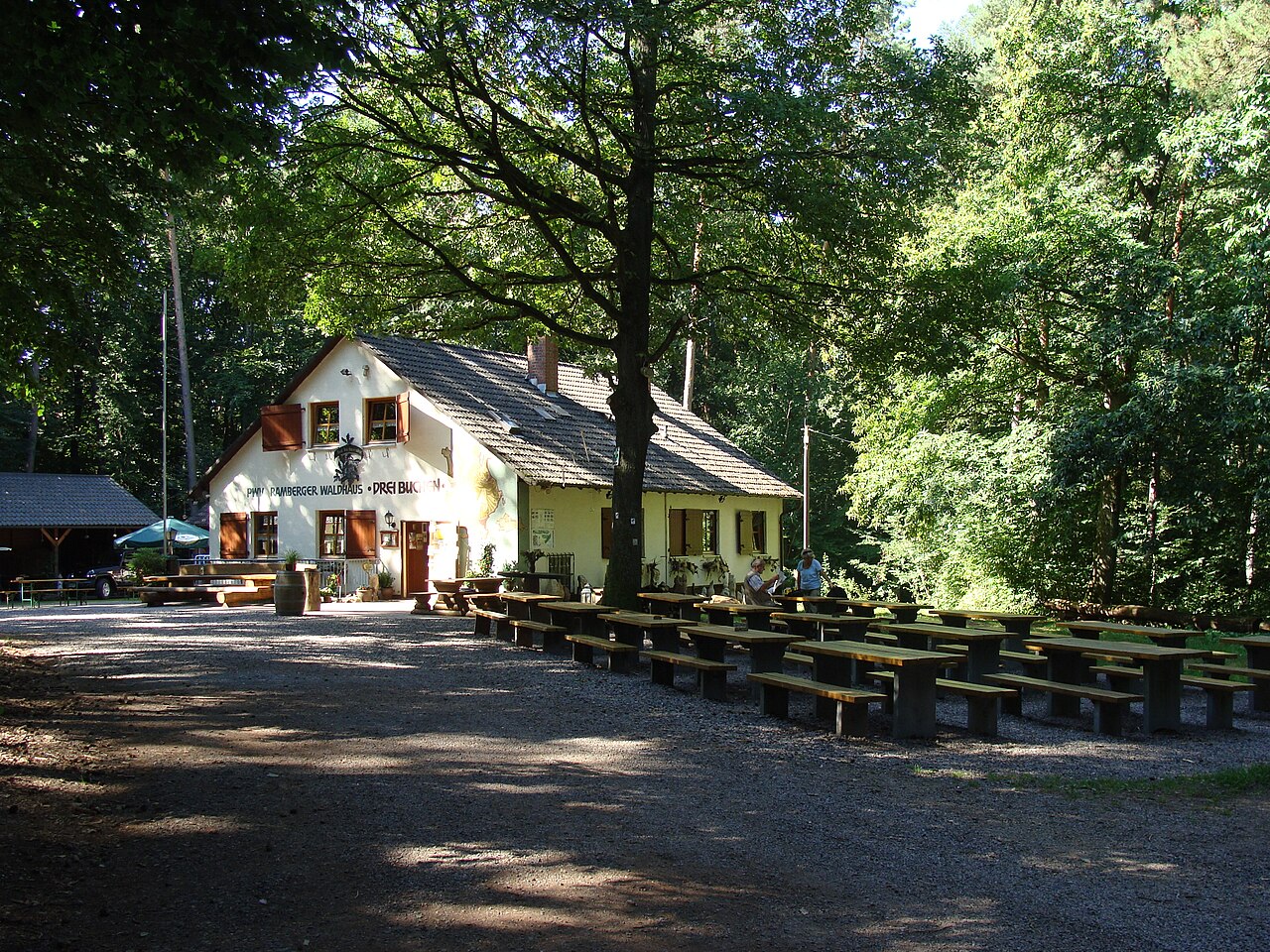 Ramberger Waldhaus Drei Buchen im Pfälzerwald