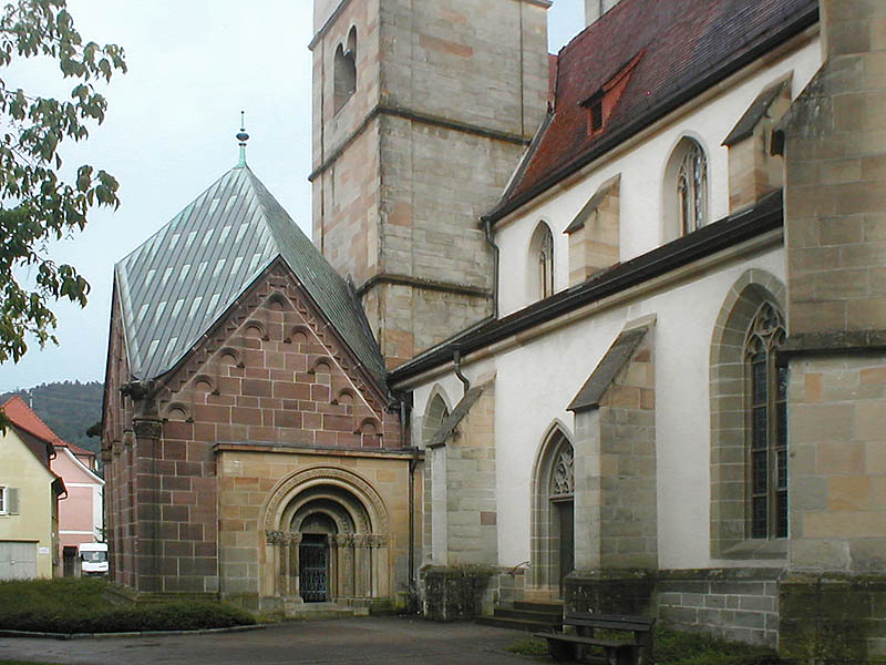 Walterichskapelle an der Stadtkirche in Murrhardt