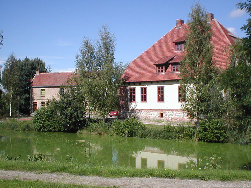 Wasserburg in Gielow-Liepen, Mecklenburg-Vorpommern, Deutschland