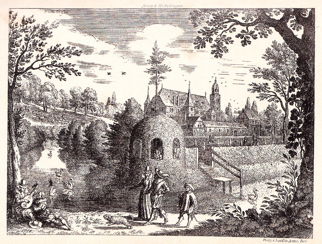 Wasserschloss Hiltelingen bei Basel