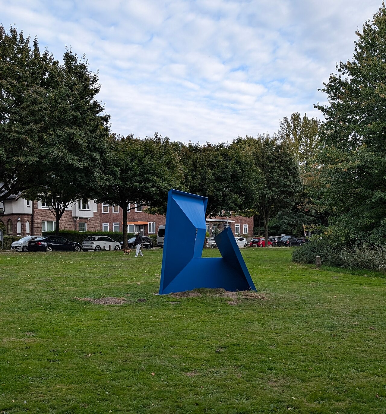 Skulptur Wegweiser im Eichtalpark