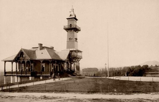 Weinberghaus und -turm in Görlitz 1890