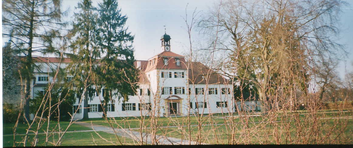 Das Weiße Schloss in Triesdorf des Markgrafen von Brandenburg-Ansbach, heute Sitz der Fachakademie für Hauswirtschaft