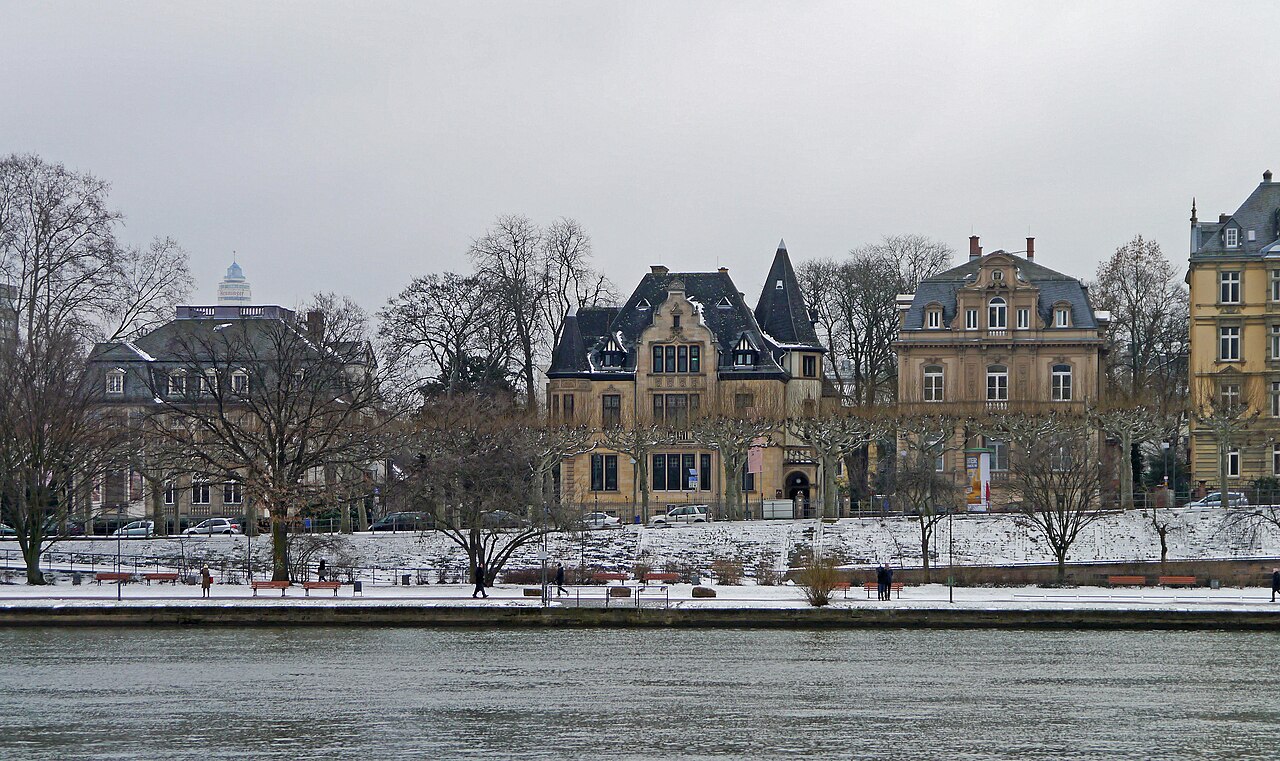 Die 3 Villen vom Museum der Weltkulturen in Frankfurt am Main