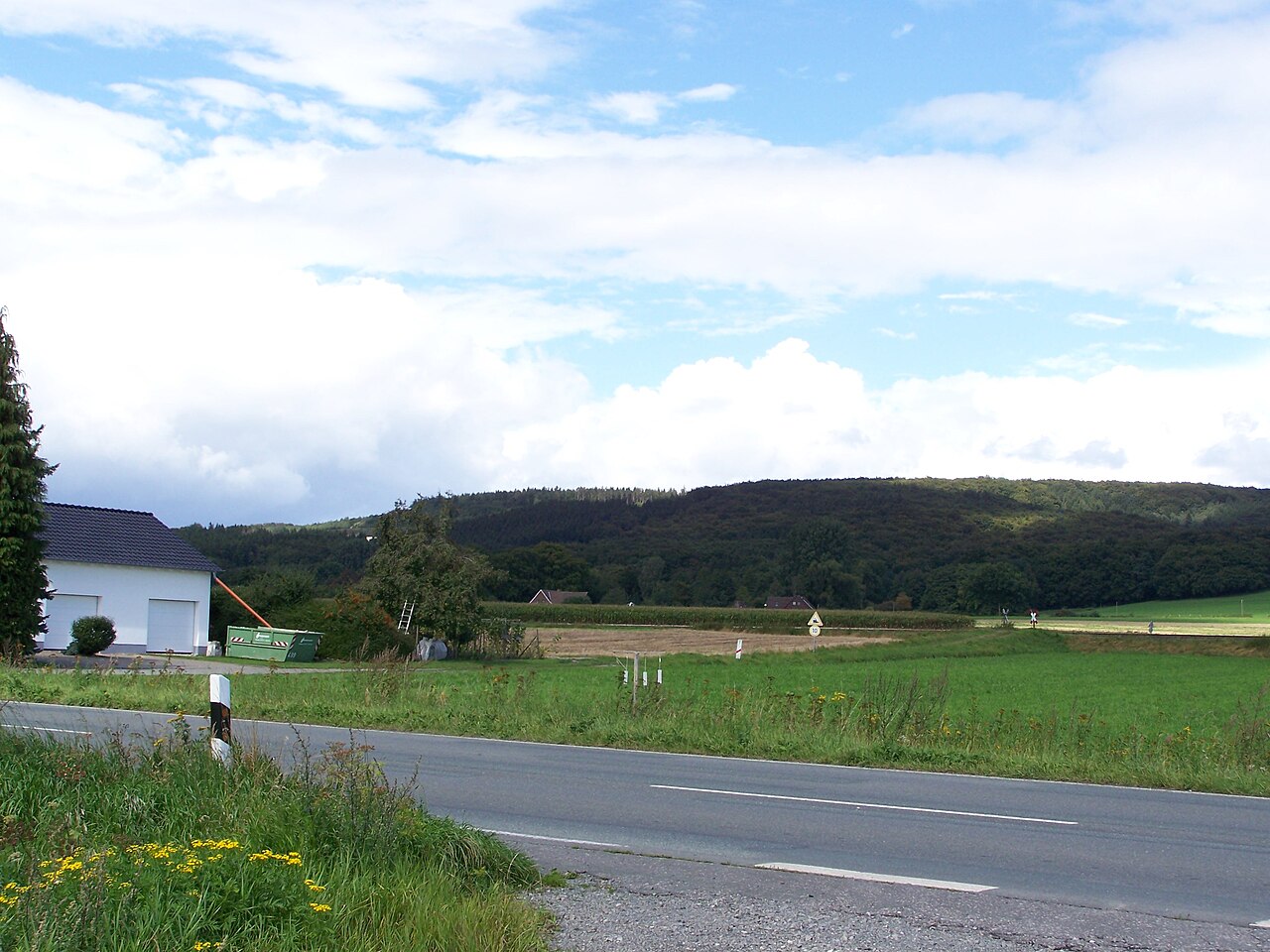 Westerbecker Berg von Süden aus gesehen