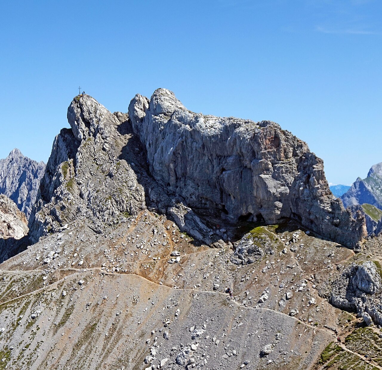 Westliche Karwendelspitze , Mittenwald, Germany