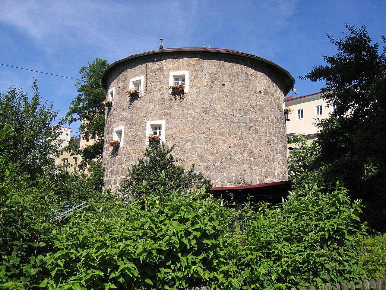 Weyermühlturm This media shows the protected monument with ObjektID 37212 in Austria