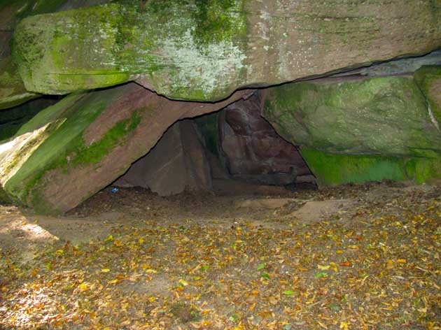 Caves of the of the dwarfs near Bad Kissingen (Germany)