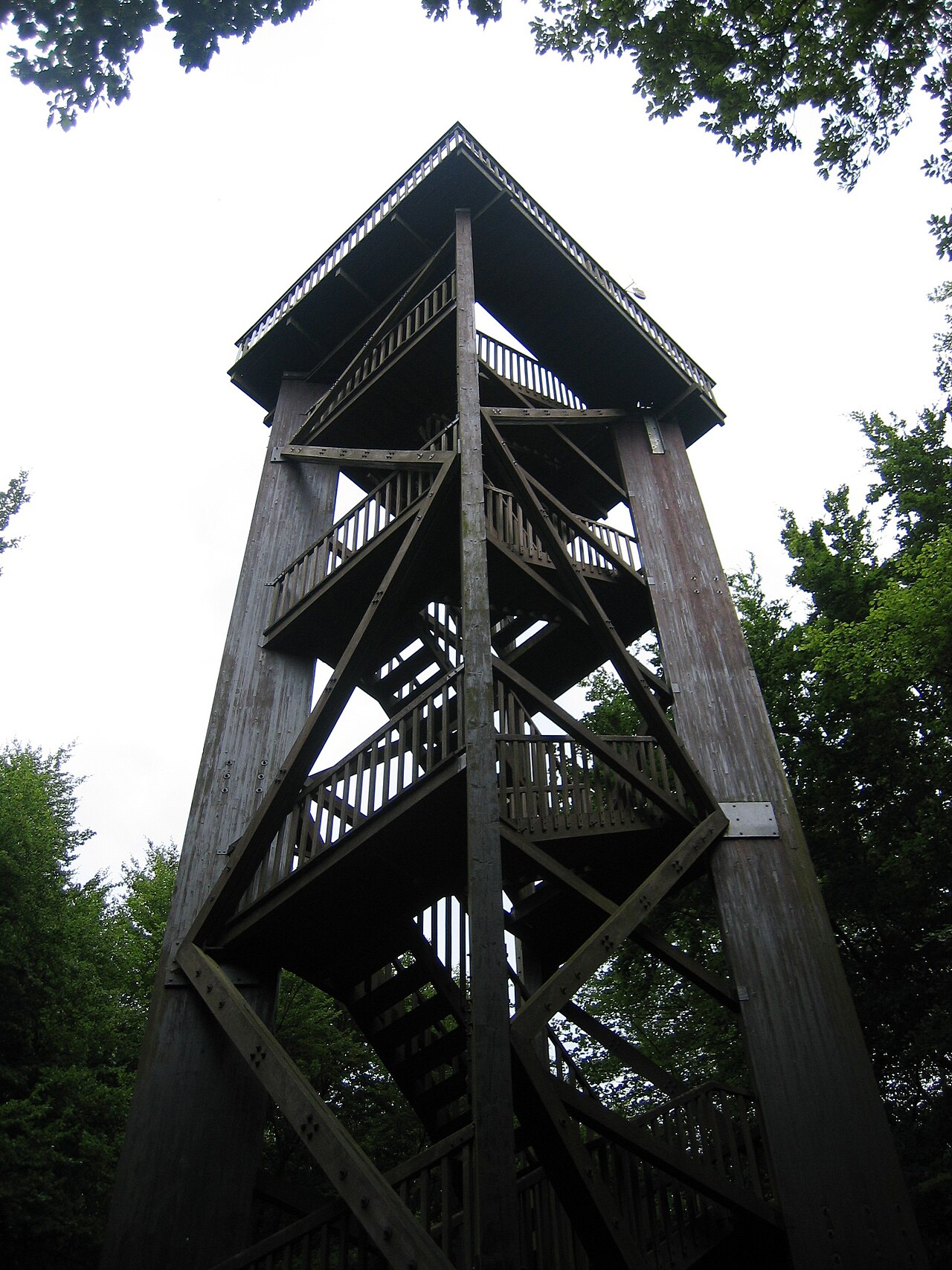 Wiehenturm watch tower in Preußisch Oldendorf , District of Minden-Lübbecke , North Rhine-Westphalia , Germany