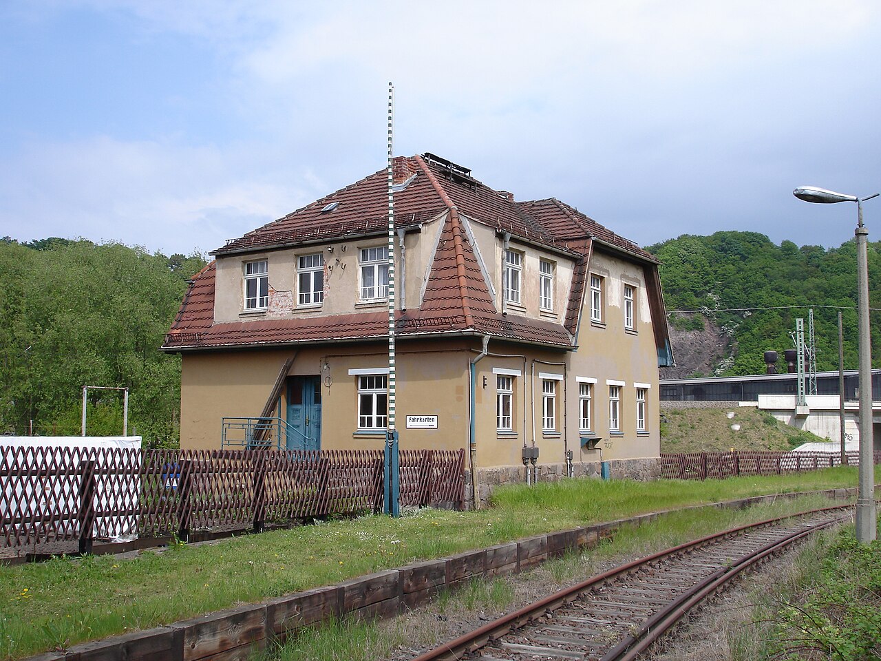 station Freital-Birkigt of Windbergbahn, Germany
