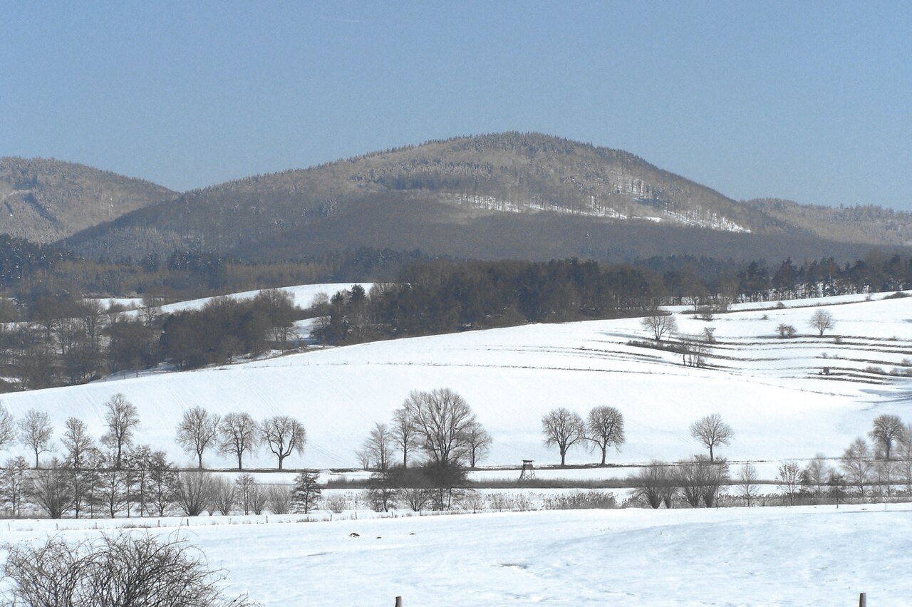 The Windsberg in Thuringia near Schweina village
