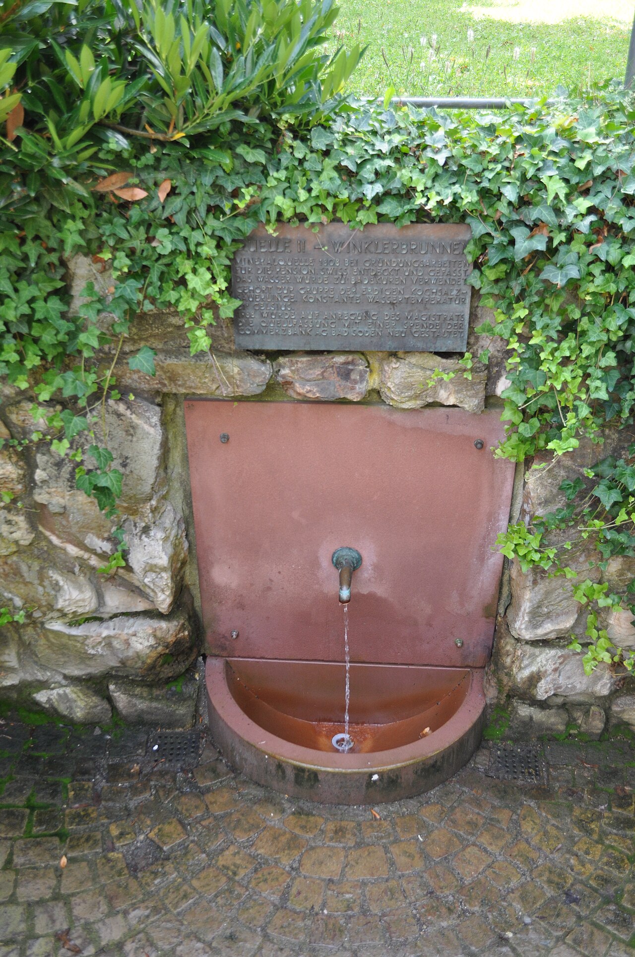 Winklerbrunnen im Wilhelmspark in Bad Soden am Taunus