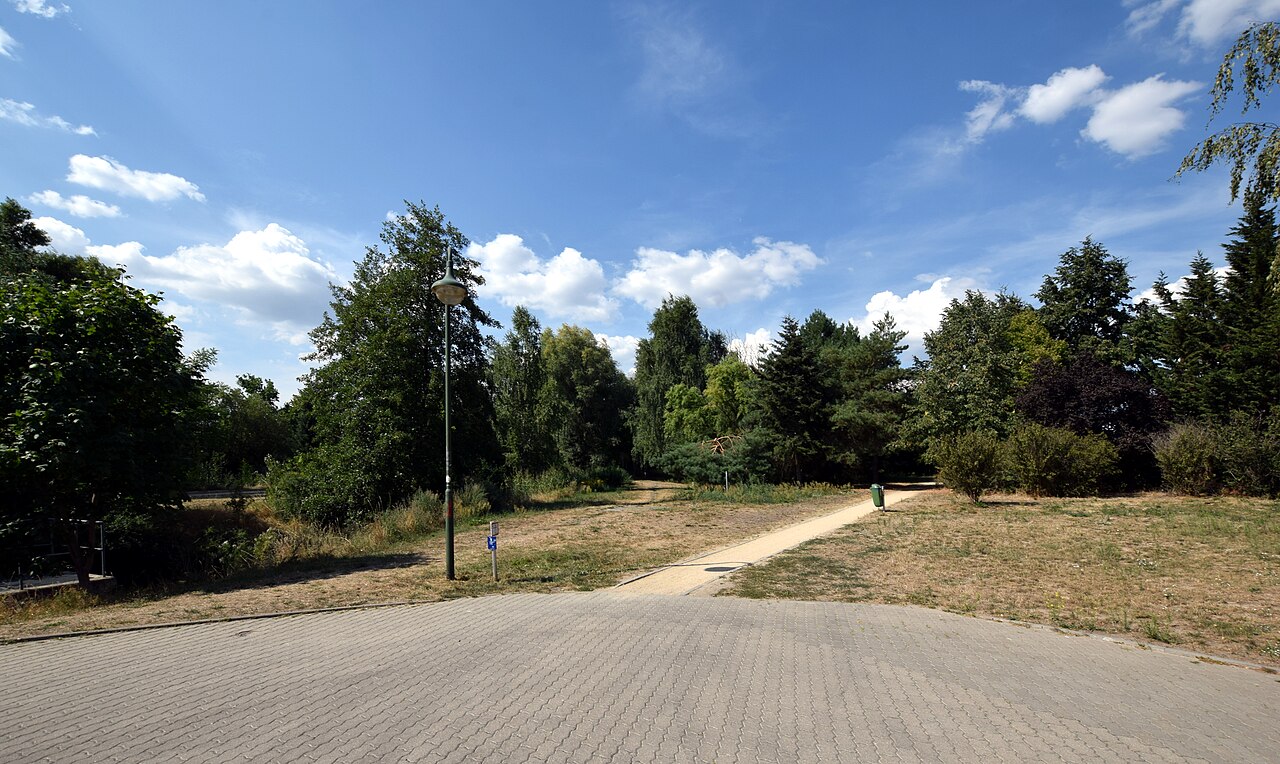 Wuhle-Park in Ahrensfelde in Barnim district, Brandenburg state, Germany
