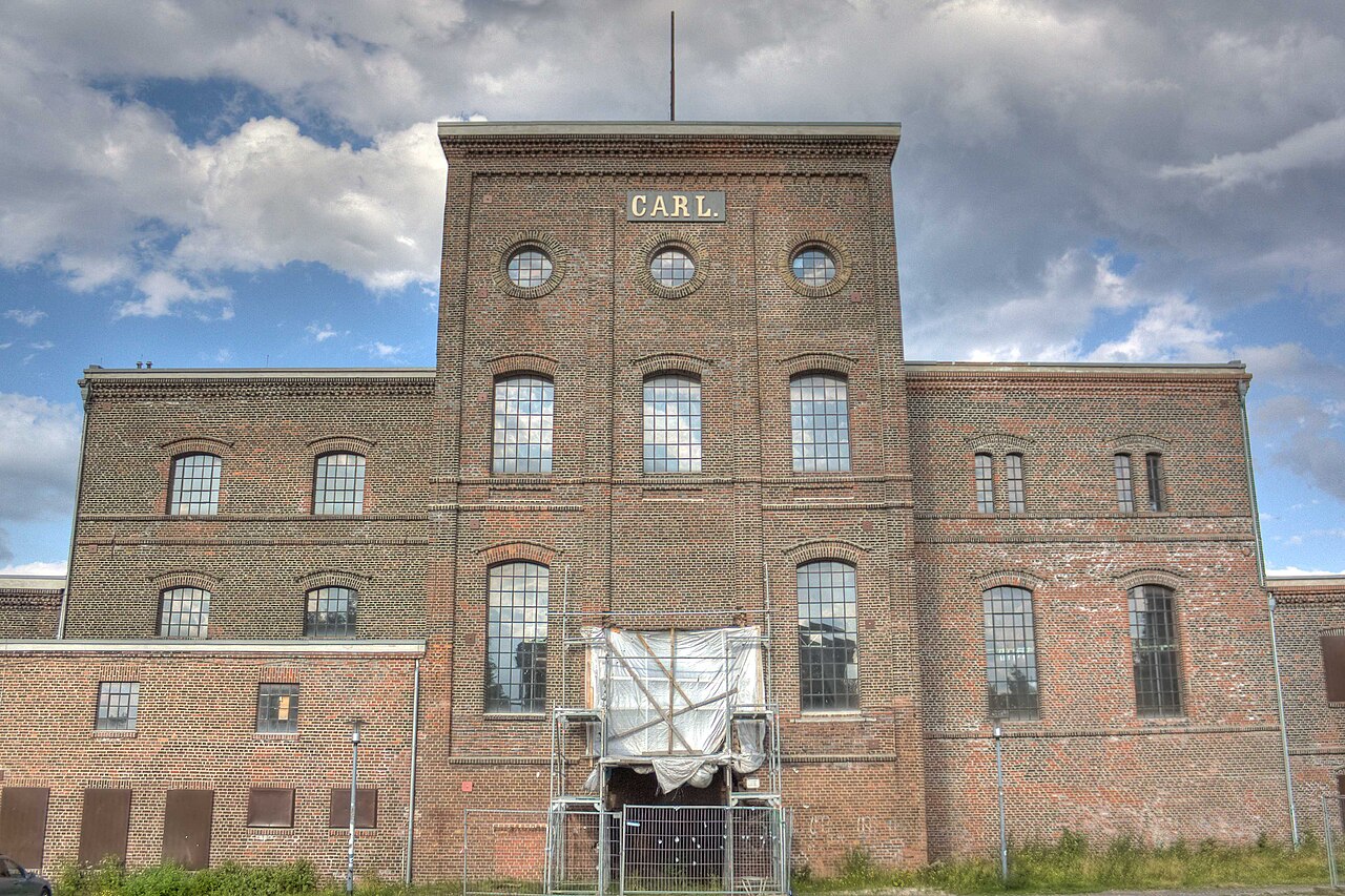 Malakow-Tower of Zeche Carl in Essen-Altenessen after restoration