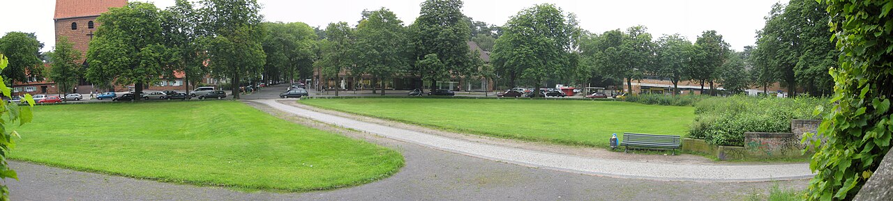 Blick auf den Zeltinger Platz in Berlin-Frohnau