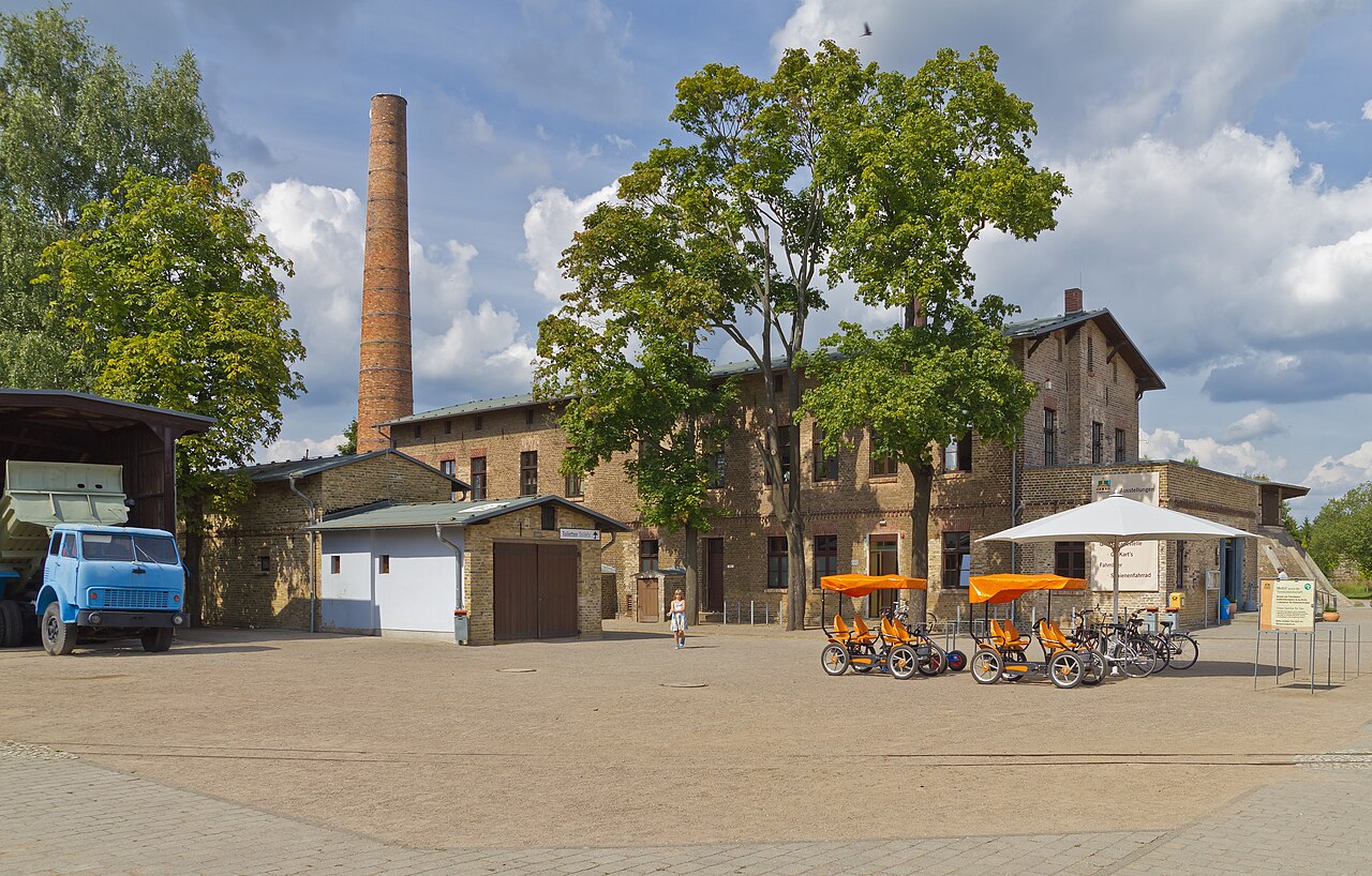 Brickyard Park in Mildenberg (Zehdenick), Brandenburg, Germany