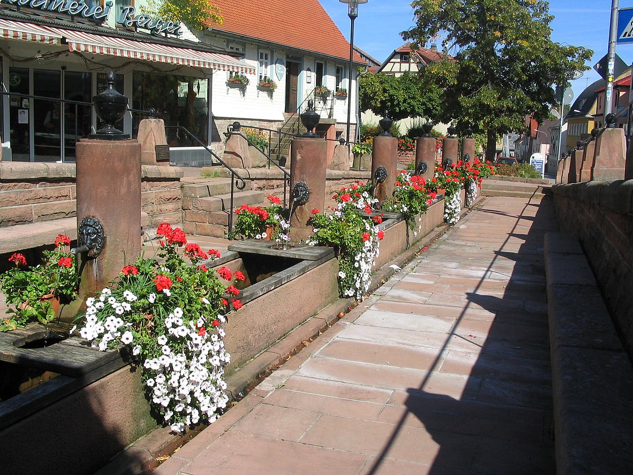 Mümling-Quelle (Zwölfröhrenbrunnen)in Beerfelden (Odenwald)